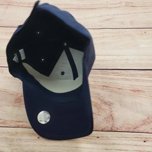 New Jersey Nets Hat Cap Strap Back One Size‎ Navy NBA Basketball Adidas Mens - Picture 6 of 8